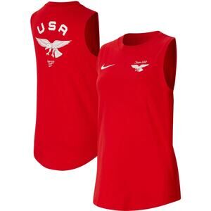 Nike Girls Youth Nike Red Team USA 2020 Summer Olympics Tank Top Size Medium New